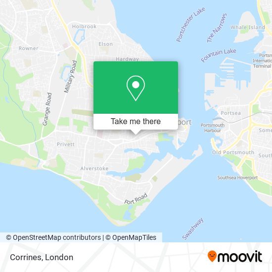 Corrines map