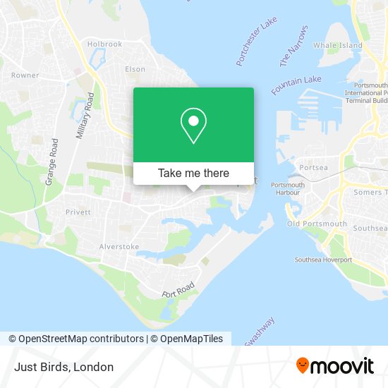 Just Birds map