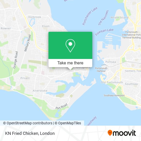 KN Fried Chicken map