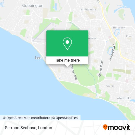 Serrano Seabass map