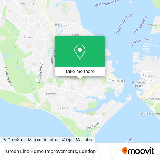 Green Line Home Improvements map