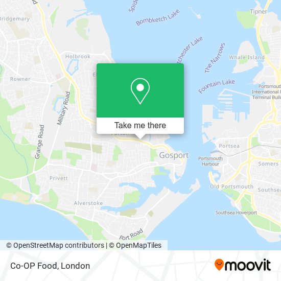 Co-OP Food map