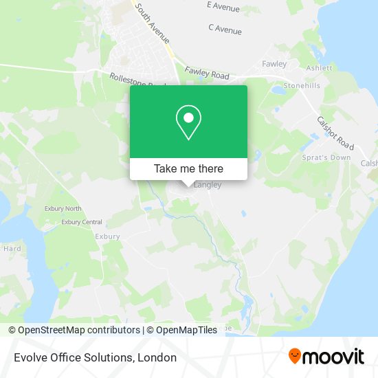 Evolve Office Solutions map