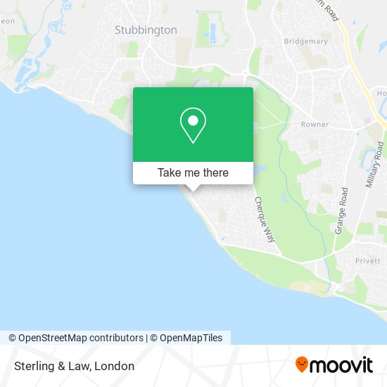 Sterling & Law map