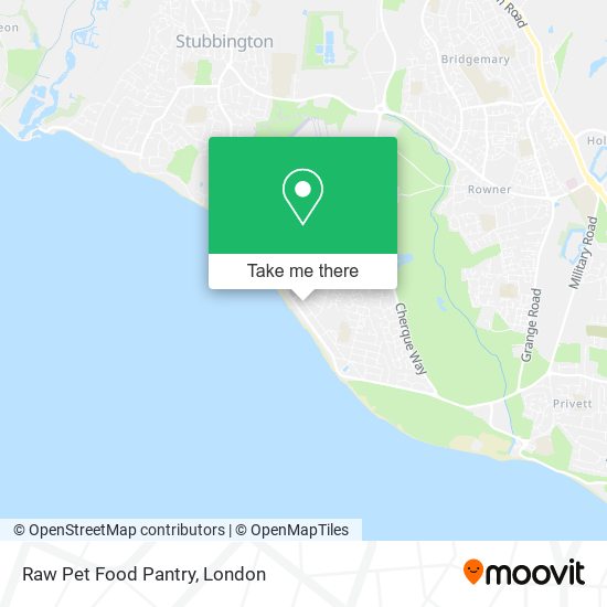 Raw Pet Food Pantry map