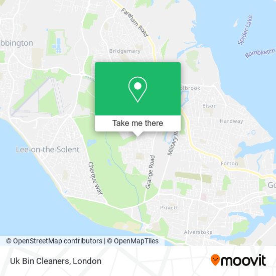 Uk Bin Cleaners map