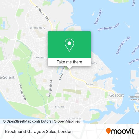 Brockhurst Garage & Sales map