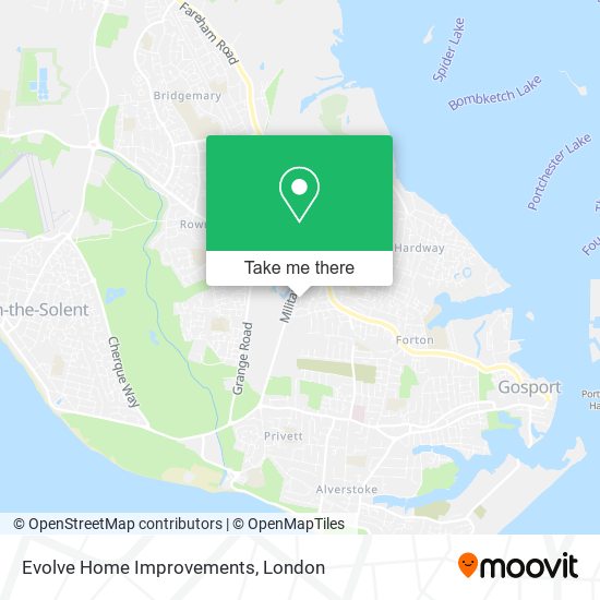 Evolve Home Improvements map