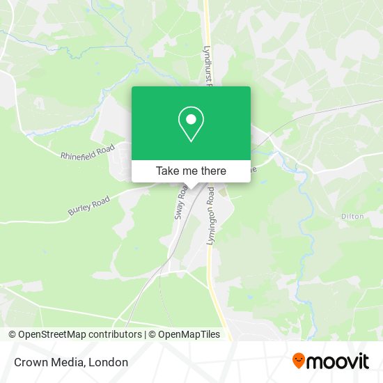 Crown Media map