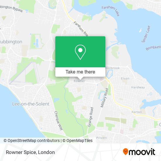Rowner Spice map