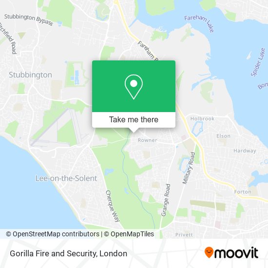 Gorilla Fire and Security map