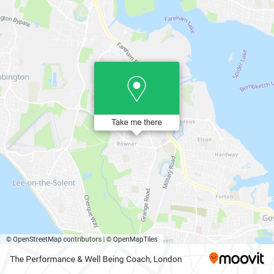 The Performance & Well Being Coach map