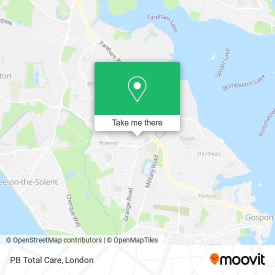 PB Total Care map