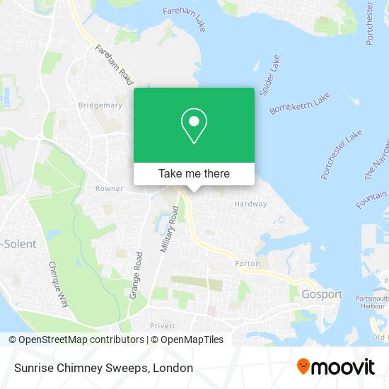 Sunrise Chimney Sweeps map