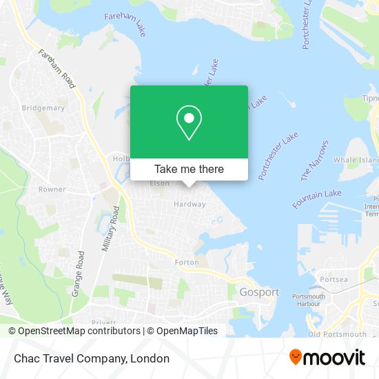 Chac Travel Company map