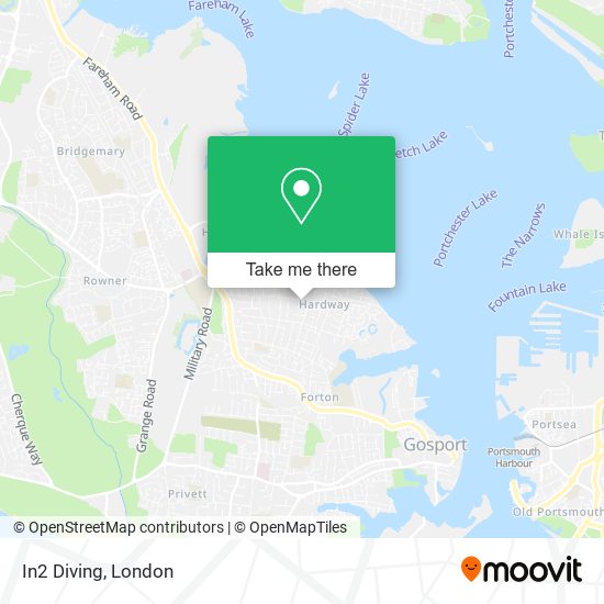 In2 Diving map
