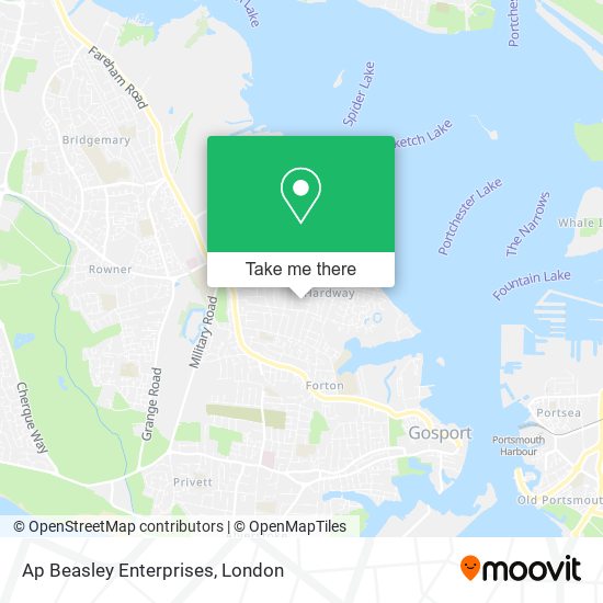 Ap Beasley Enterprises map