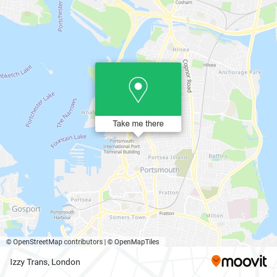 Izzy Trans map