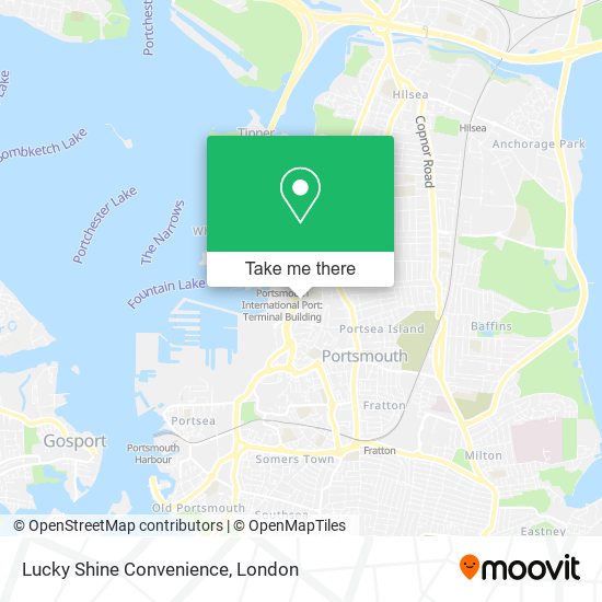 Lucky Shine Convenience map