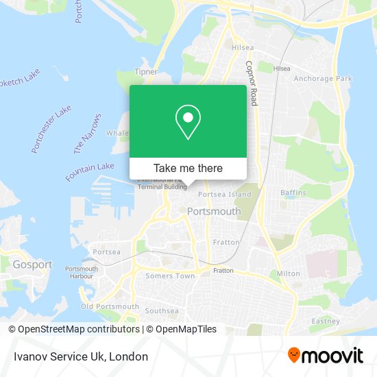 Ivanov Service Uk map