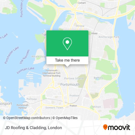 JD Roofing & Cladding map