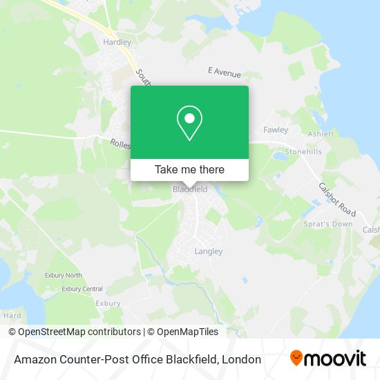 Amazon Counter-Post Office Blackfield map