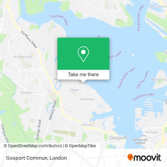 Gosport Commun map