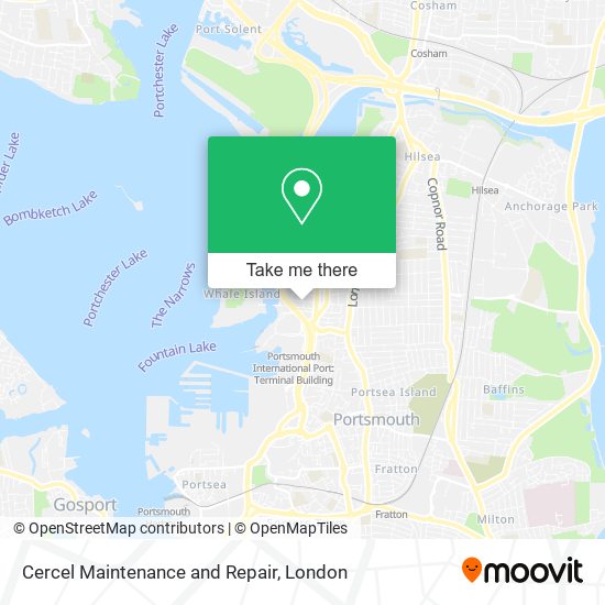 Cercel Maintenance and Repair map