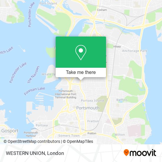 WESTERN UNION map