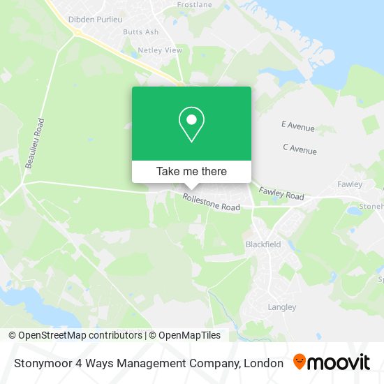 Stonymoor 4 Ways Management Company map