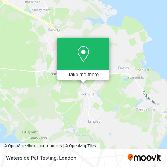 Waterside Pat Testing map