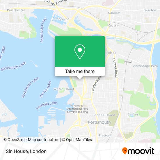Sin House map