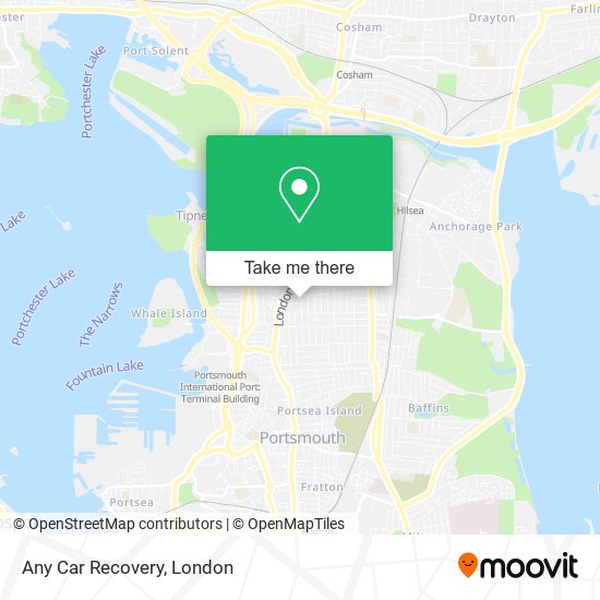 Any Car Recovery map