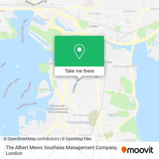 The Albert Mews Southsea Management Company map