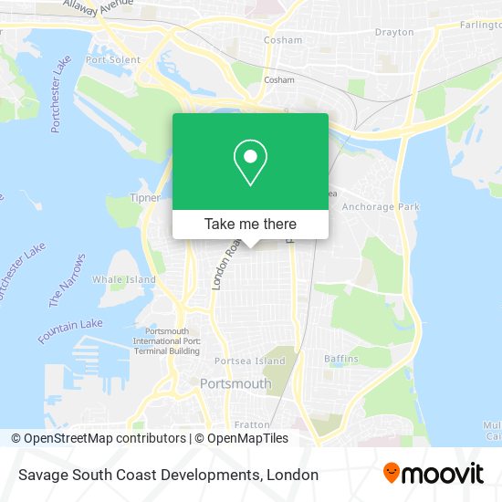 Savage South Coast Developments map