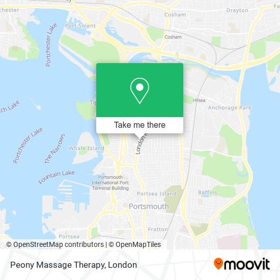 Peony Massage Therapy map