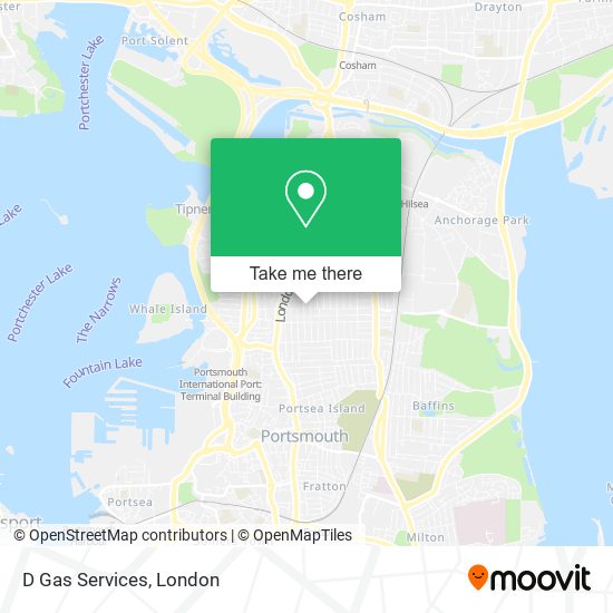 D Gas Services map