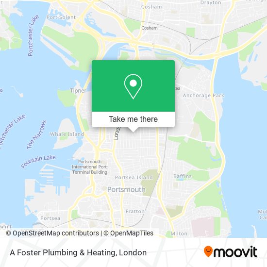A Foster Plumbing & Heating map