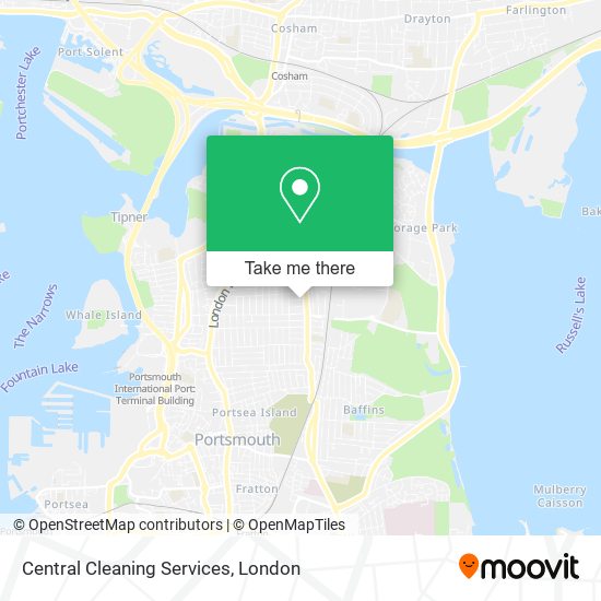 Central Cleaning Services map