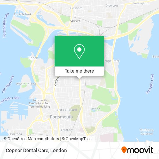 Copnor Dental Care map