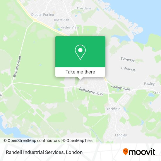 Randell Industrial Services map