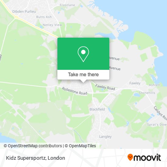 Kidz Supersportz map