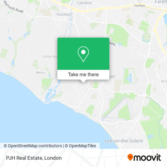PJH Real Estate map