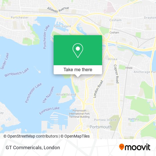GT Commericals map