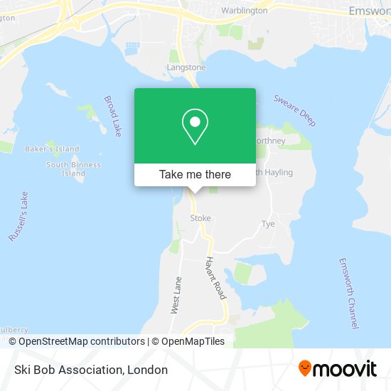 Ski Bob Association map