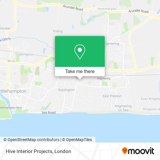 Hive Interior Projects map
