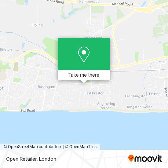Open Retailer map