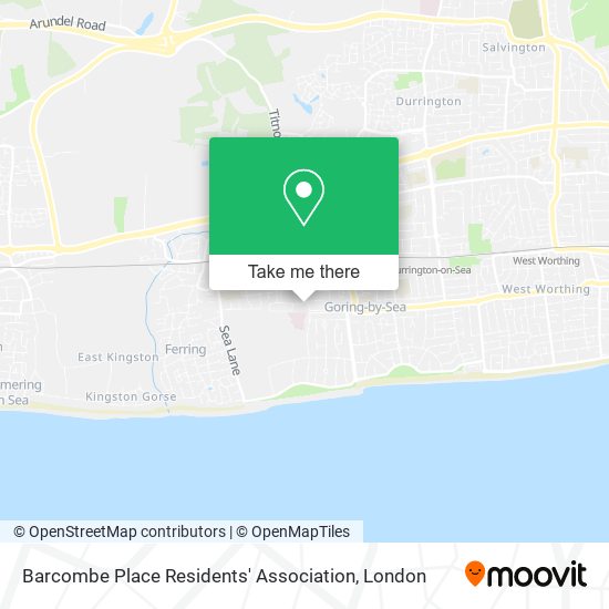 Barcombe Place Residents' Association map