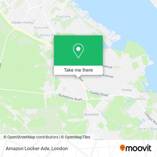 Amazon Locker-Ade map