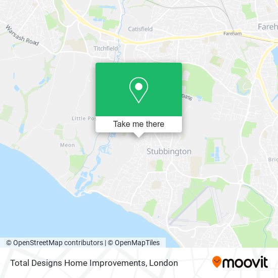 Total Designs Home Improvements map